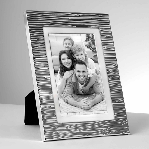 Philip Whitney Julie Metal Picture Frame, 5" X 7" - Silver - Picture 2 of 4